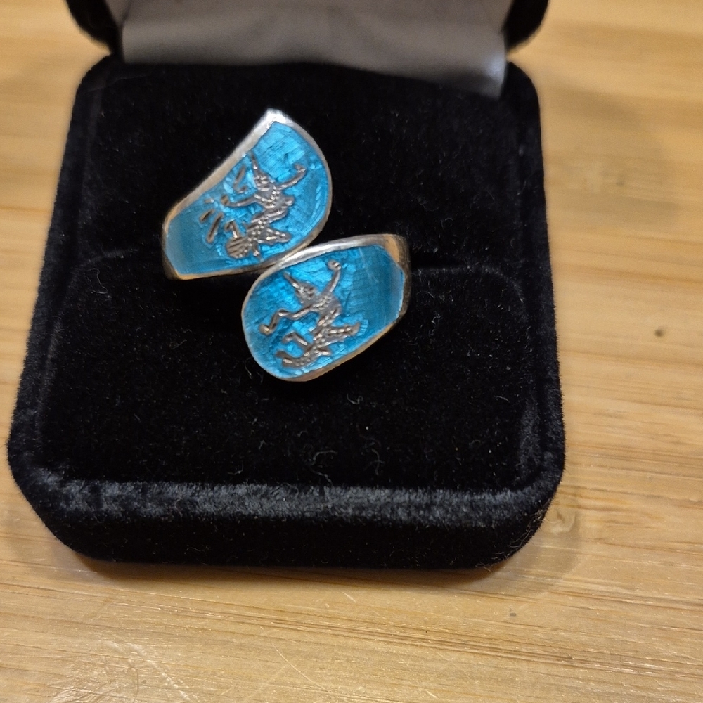 Siam 925 Sterling Adjustable Ring